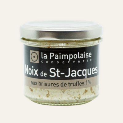 Tartinable de Noix de St Jacques aux brisures de Truffe